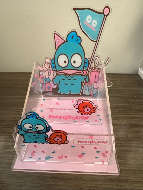 Other - Hangyodon Acrylic Desk Organizer - Blue & Pink